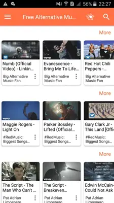 Alternative Music Rock android App screenshot 4